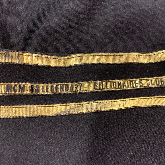 Switch Remarkable MGM Black and Gold Lightweight Jacket with Stand-Up Collar - Picture 10 of 12